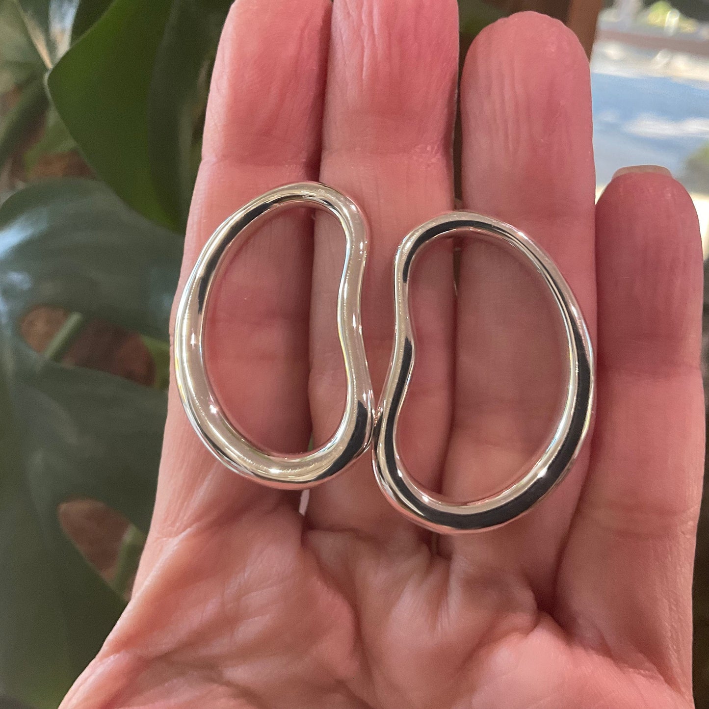 sterling silver Modernist Abstract movement Earrings Colors Of Etnika