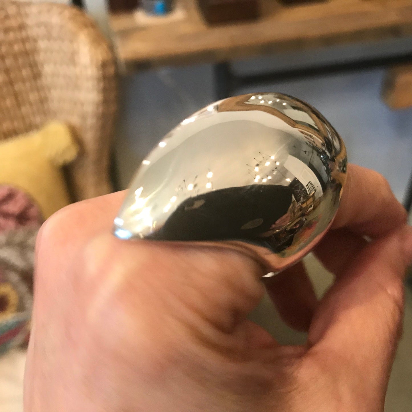 Sterling Silver Modernist Abstract oversize Statement Ring 6 7 8 9 10 Colors Of Etnika