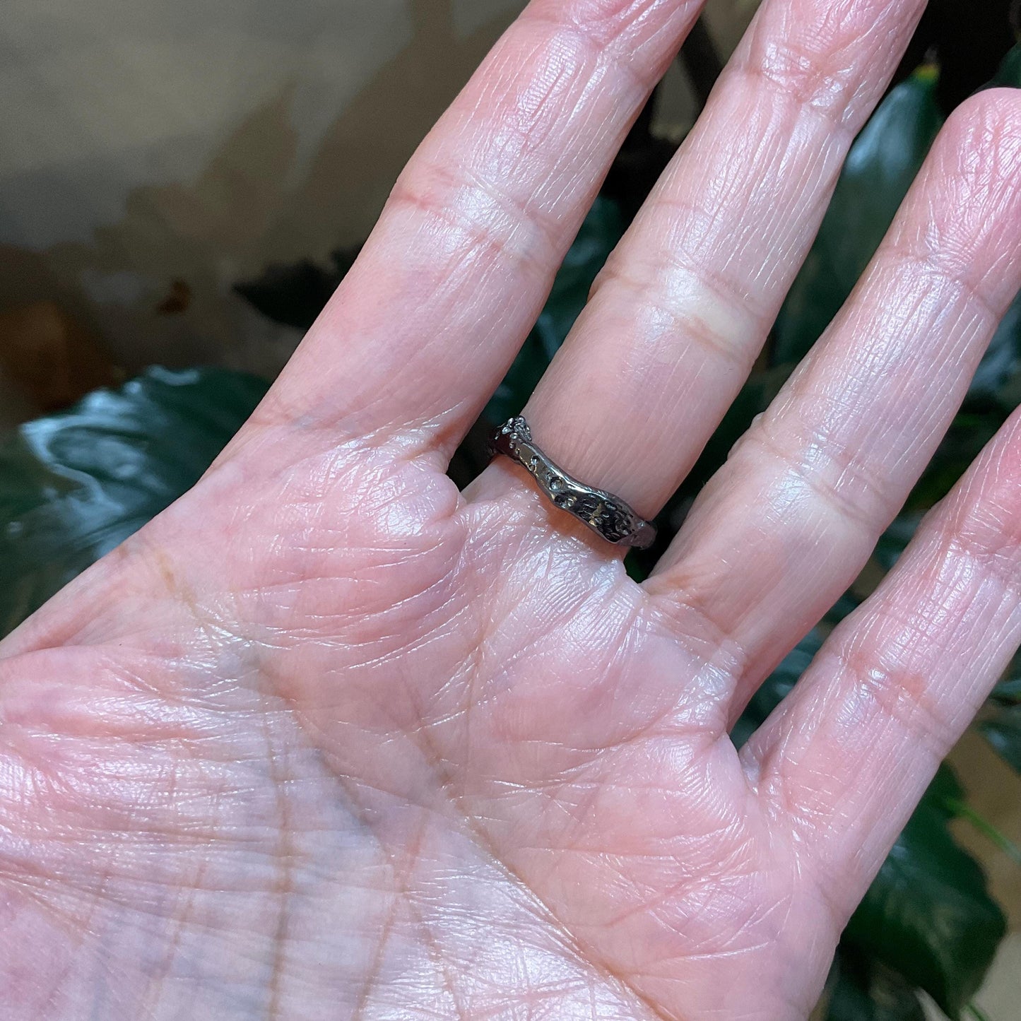 sterling silver multi color tourmaline band ring 7