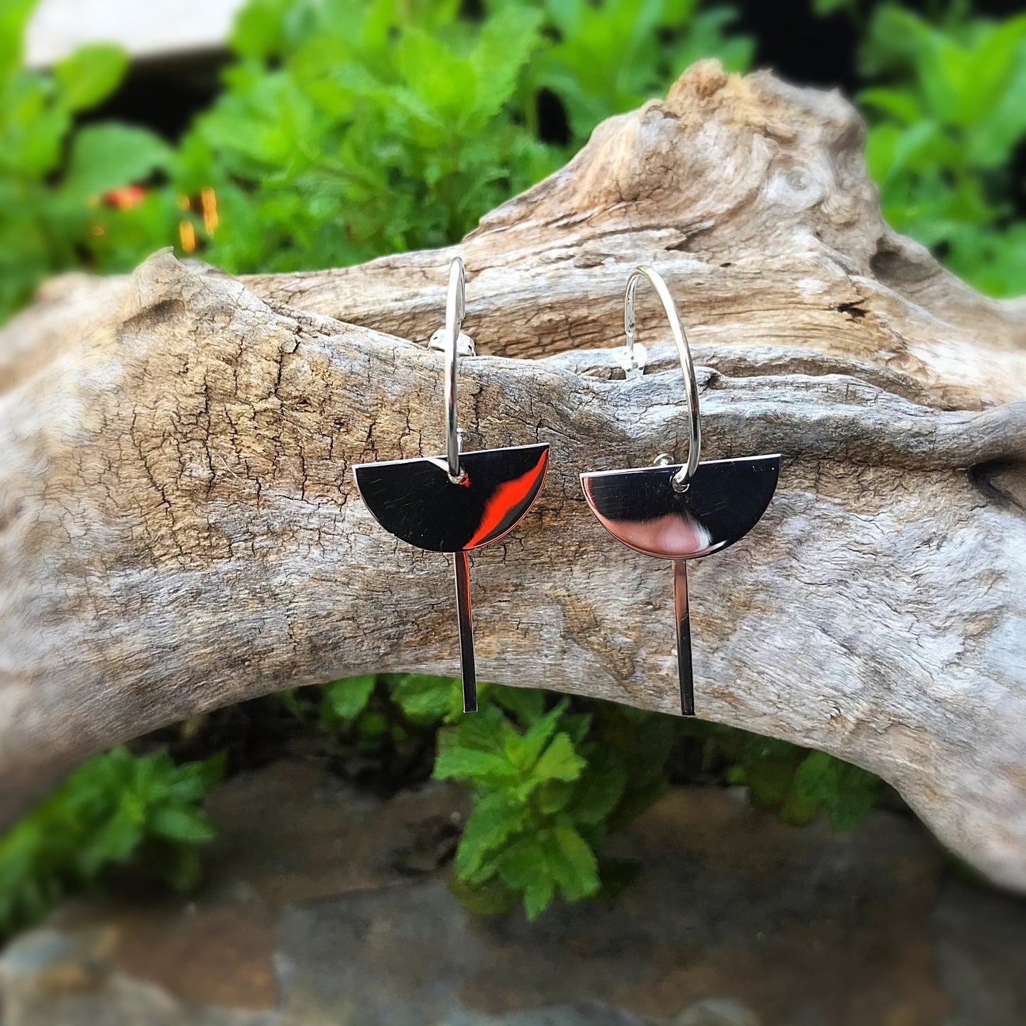 sterling silver Modernist Earrings