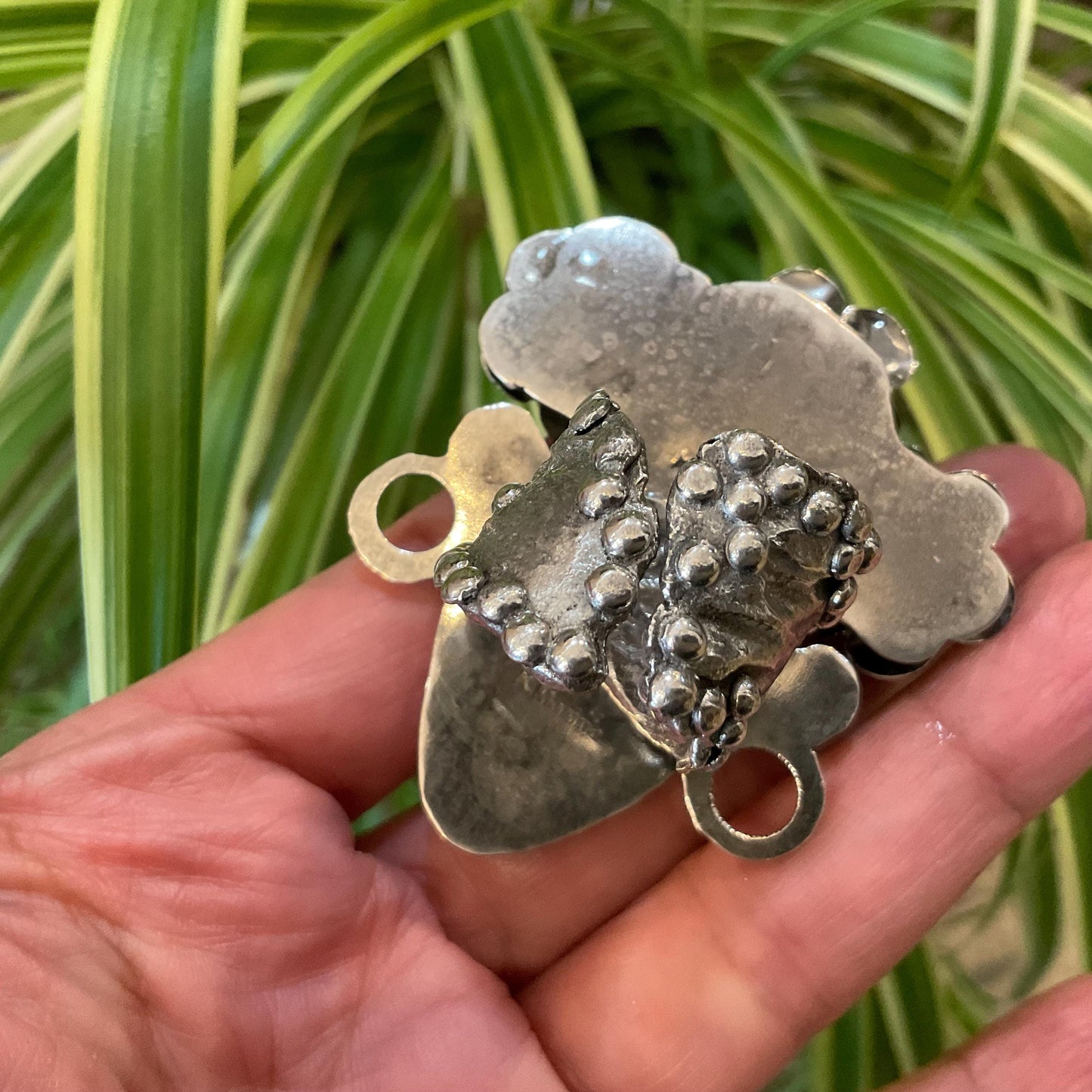 Sterling Silver art to wear dreaming woman cuff open Ring 7.5 8 9