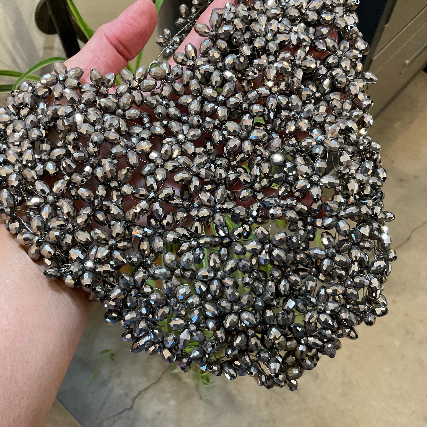 Statement Vilaiwan crystal beaded necklace